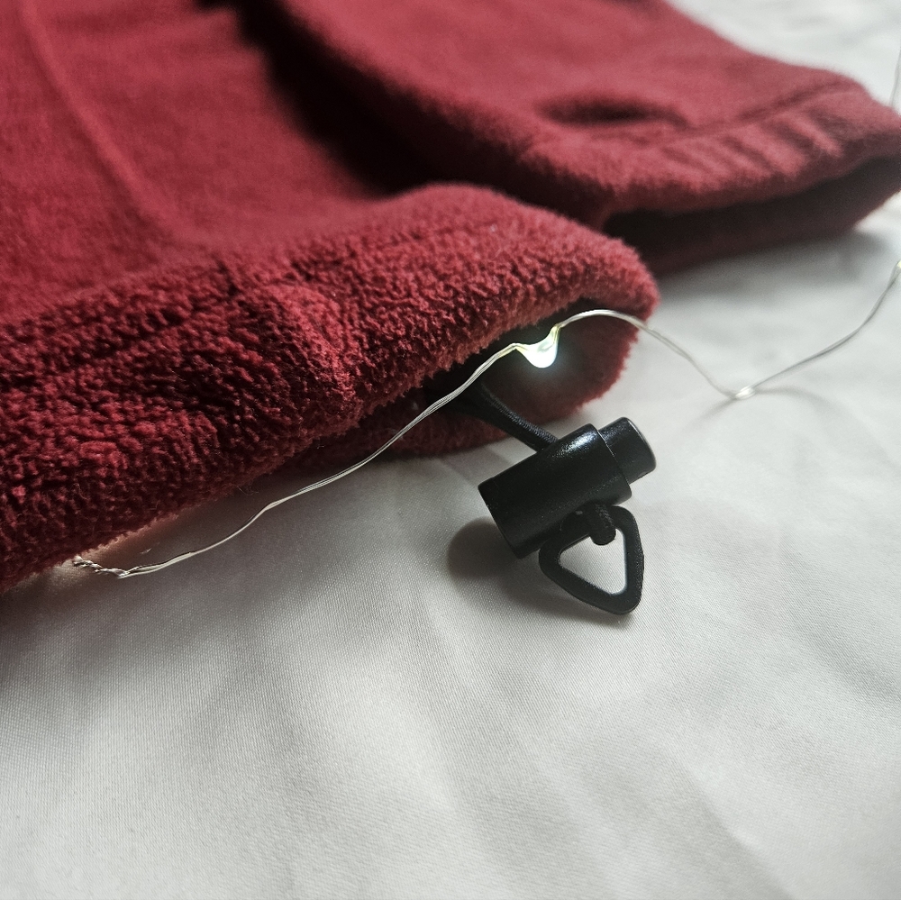 Dark Red Women's Columbia Fleece Jacket - Picture 6 of 6